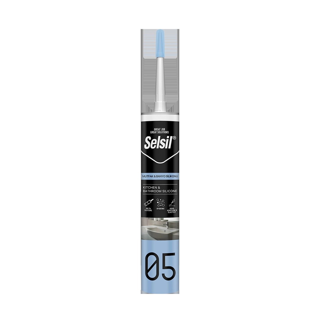 SELSİL MUTFAK VE BANYO SİLİKONU ŞEFFAF 280 ML