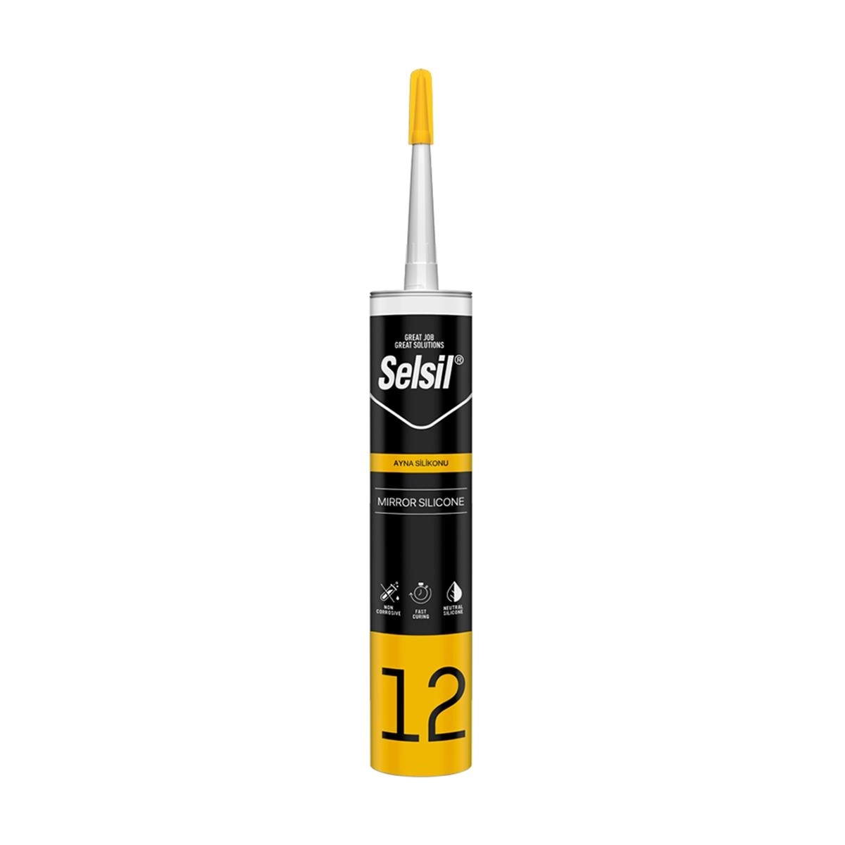 SELSİL AYNA SİLİKONU ŞEFFAF 280 ML