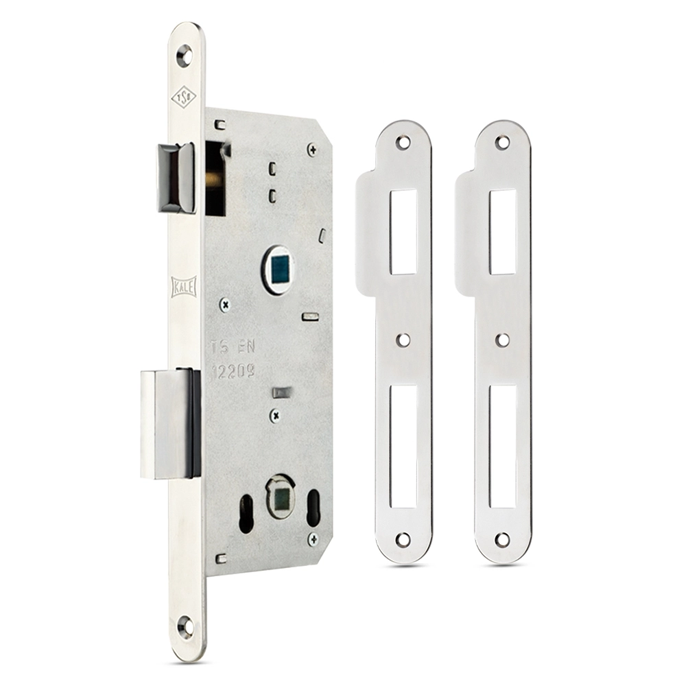 KALE BANYO VE TUVALET KİLİDİ ROZET DELİKLİ NİKEL OVAL  40 MM