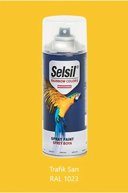 SELSİL SPREY BOYA TRAFİK SARI 400 ML.