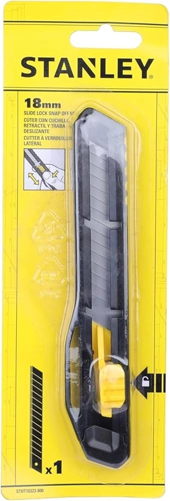 STANLEY 18 MM PLASTİK MAKET BIÇAĞI