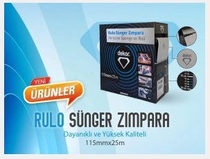 DEKOR RULO SÜNGER ZIMPARA P80 - 115x25MT