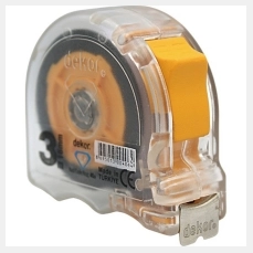 DEKOR ŞERİT METRE ŞEFFAF 3MT*16MM