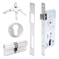 KALE STANDART SİLİNDİRLİ DAİRE KİLİDİ NİKEL 35 MM