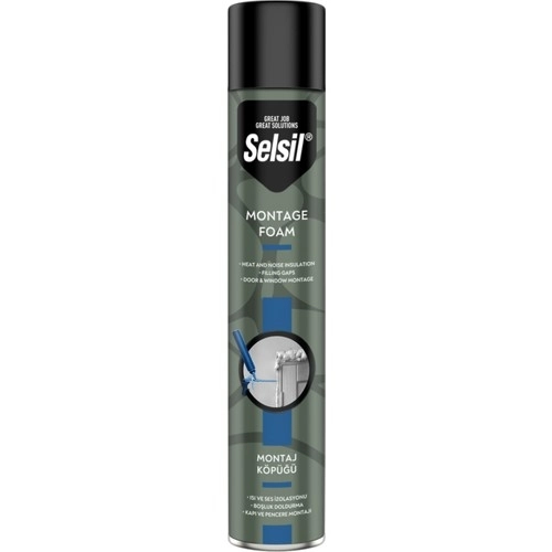 SELSİL MONTAJ KÖPÜK 600 GR