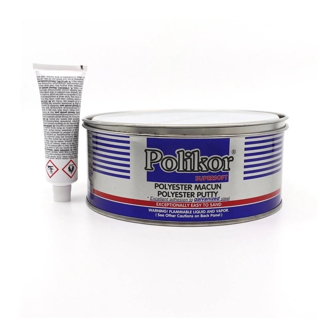 POLİKOR POLYESTER ÇELİK MACUN BEYAZ 1KG
