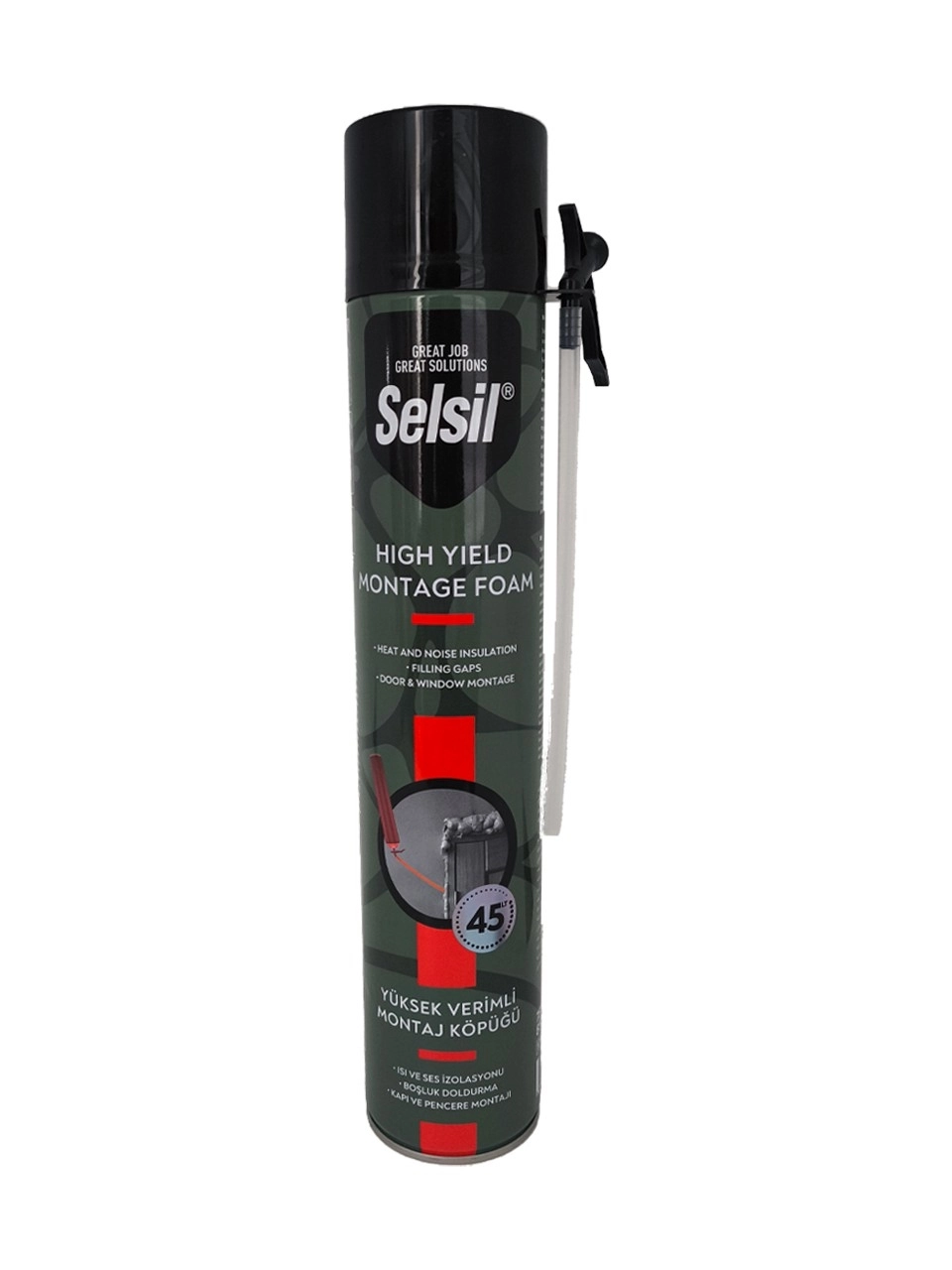 SELSİL YÜKSEK VERİMLİ MONTAJ KÖPÜK 750ML/850 GR MANUEL