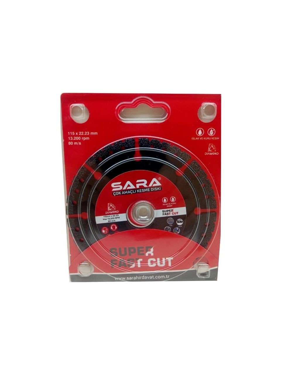 SARA 115 MM ÇOK AMAÇLI KESME DİSKİ