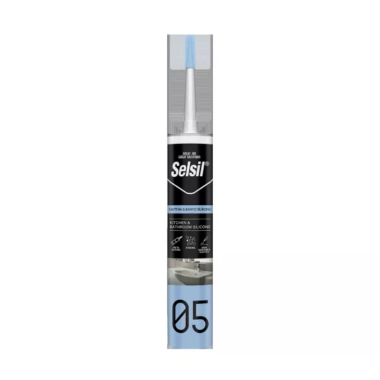 SELSİL MUTFAK VE BANYO SİLİKONU ŞEFFAF 280 ML