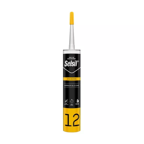 SELSİL AYNA SİLİKONU ŞEFFAF 280 ML