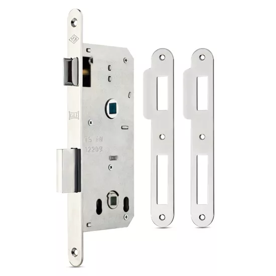 KALE BANYO VE TUVALET KİLİDİ ROZET DELİKLİ NİKEL OVAL  40 MM
