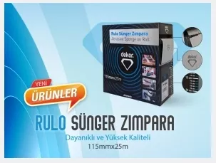 DEKOR RULO SÜNGER ZIMPARA P80 - 115x25MT