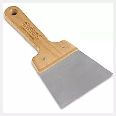 SAHRA ISPATULASI AHŞAP SAP PASLANMAZ ÇELİK 12 CM