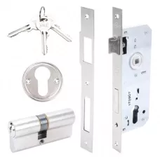 KALE STANDART SİLİNDİRLİ DAİRE KİLİDİ NİKEL 35 MM