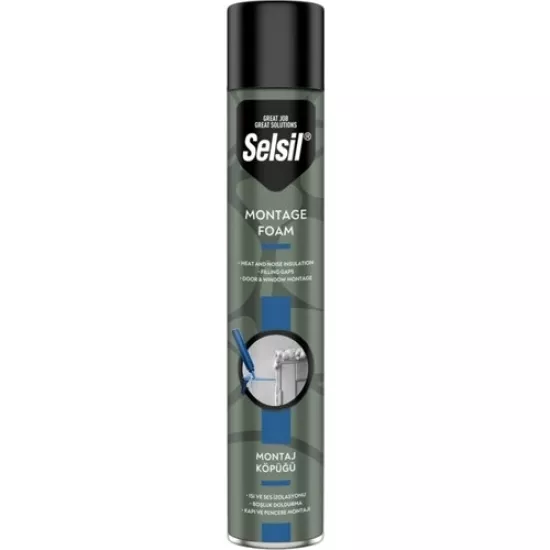 SELSİL MONTAJ KÖPÜK 600 GR